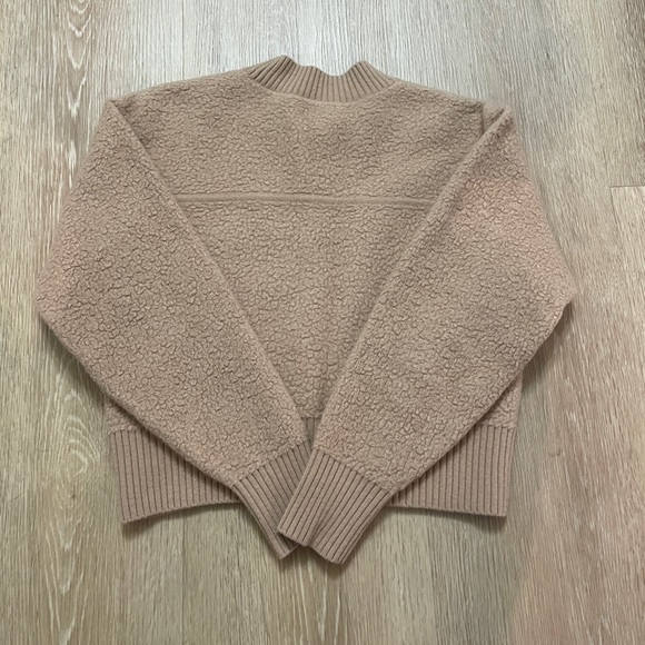 Aritzia babaton boucle brown sweater size xxs - Picture 3 of 11